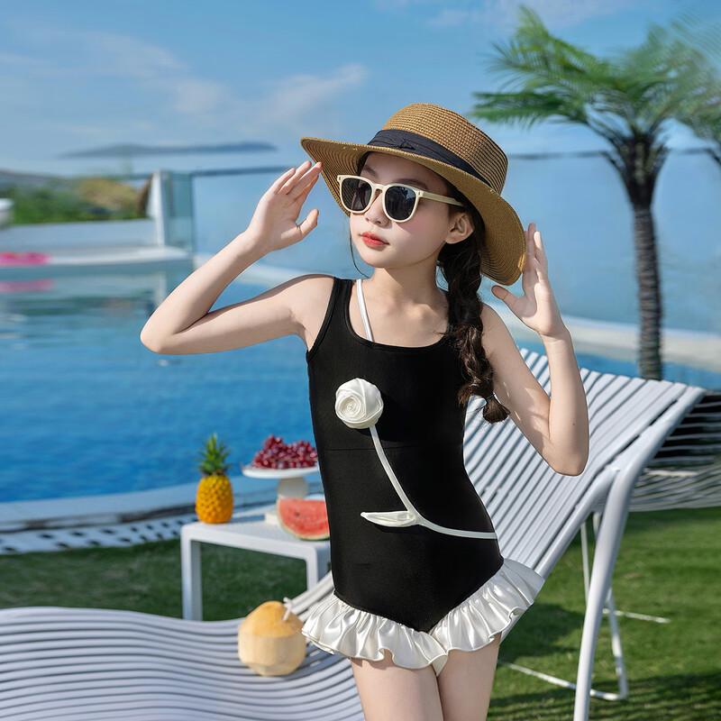 Girls  Ruffle Sun-Protective Quick-Dry One-Piece Swimsuit 110