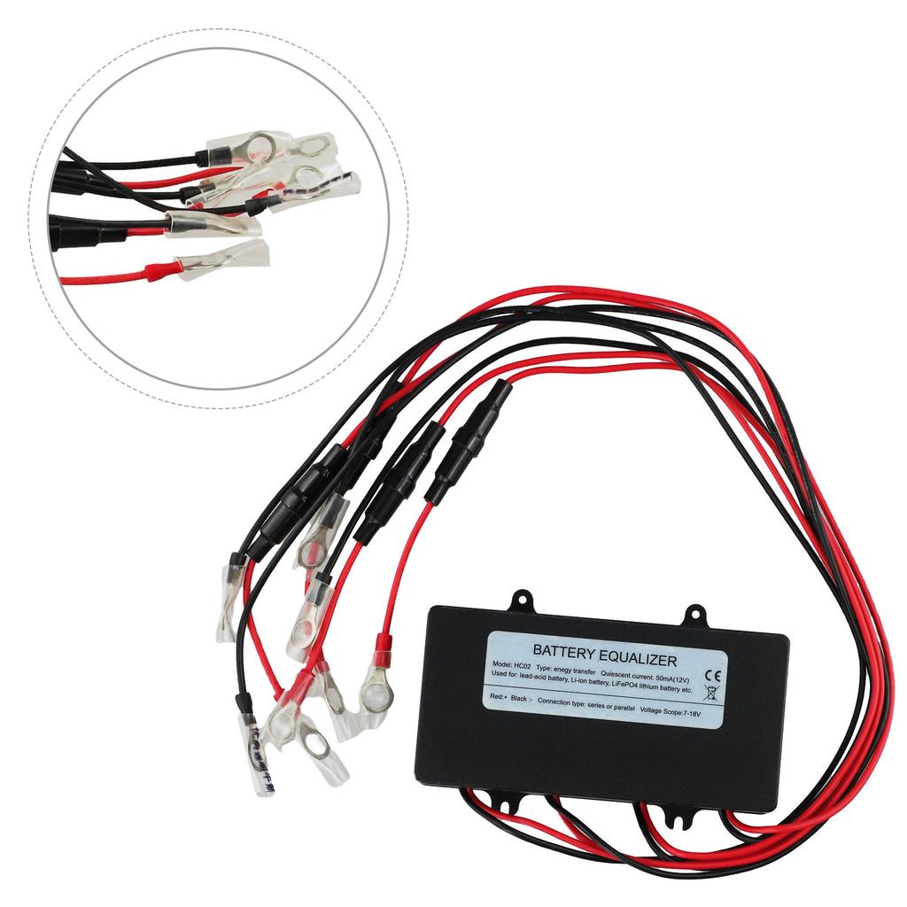 Battery Balancer LED Display Battery Equalizer Protection Tools 24V 48V Battery Charge Discharge HA01 HC01 Voltage Balancer