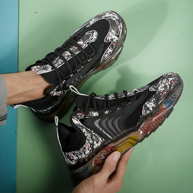 

2025 new men s shoes summer breathable thin men s mesh sports hollow casual mesh shoes mesh dad trendy shoes 39