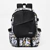 Schoolbag Hip Hop Graffiti School Bag Male Junior High School Student Street Trend Cool High School Backpack Female Large Capacity Elementary School 