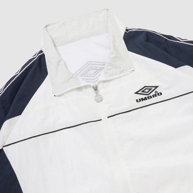 Umbro Hbl Og Stand Neck Windbreaker Jacket Ivory Ur121Cjk23