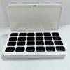 24 Grids Empty Magnetic Nail Art Box Dustproof Storage Organizer for Manicure DIY Fast Painting Beginner & Salon Use