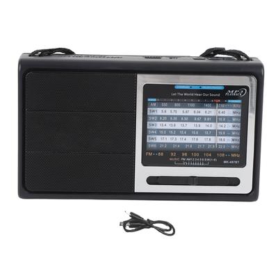 Tragbares AM FM SW Radio Vollband Bluetooth Musikplayer Plattenspieler für Senioren Kompakt Multi