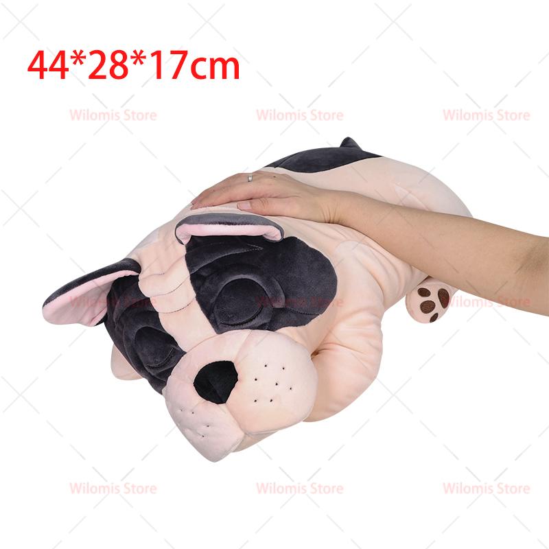 Weiches realistisches Bulldoggen-Hundespielzeug Lustige Simulations-Stofftiere Schlaffender Dackel Corgi Shiba Inu Puppen Geburtstagsgeschenk