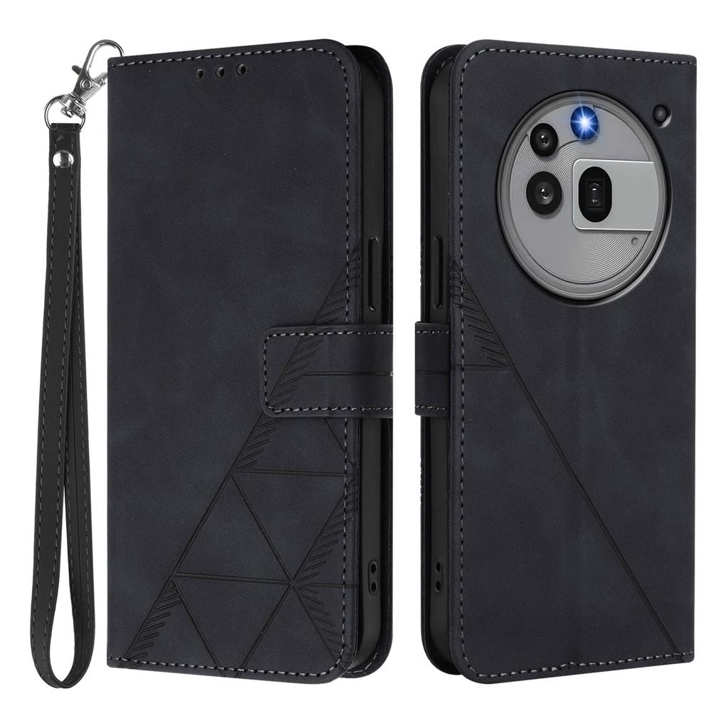 For Nothing Phone (3a) Pro Leather Case with Hand Strap Wallet Stand Phone Cover