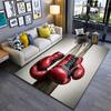 Alfombra Impresa con Guantes de Boxeo Rojos, Alfombra Decorativa Deportiva para Sala de Estar Adecuada para usar como antideslizante para sala de estar, dormitorio, sofás