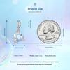 Exquisite Starfish Pendant: S925 Sterling Silver Blue DIY Jewelry Loose Beads