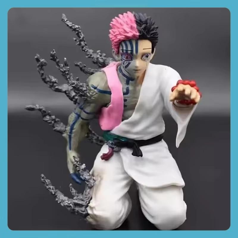 Demon Slayer Akaza Repent Before Death Action Figure 6 Inch Genuine Bulk Defective Goods Anime Model Doll Birthday Gift For Fans