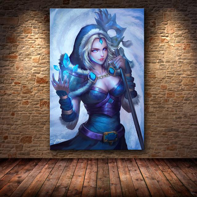 Unframed The Poster Decoration Painting of DOTA2 On HD Canvas Canvas Painting Wall Art Canvas Wall Art Canvas