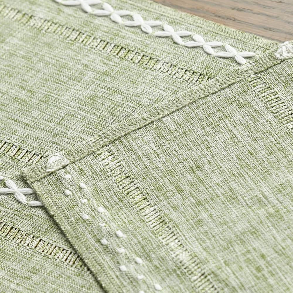 Long Party Table Linen Embroidered Dining Table Cover Seasonal Table Cloth  Shelf Cabinet