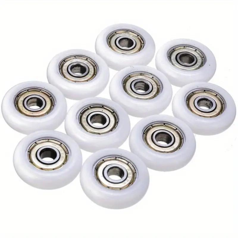 8 st 23 mm Plast Skjutbar Rulle, Duschdörr Fönster Rullhjul, Löphjul Ersättningsrulle