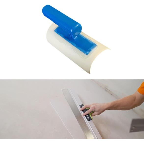 Finishing Trowel,Concrete Tools Tile Float Tiling Tool Hand Tool Masonry Trowel Plastering Tool for Concrete Pool Coatings, M