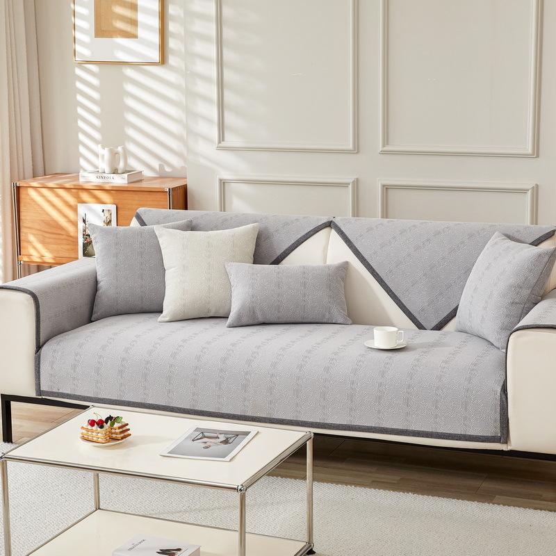 New Sofa Cushion High-End Light Luxury Four-Season Universal Seat Cushion Full Cover Sofa Cover Armrest Back Towel
