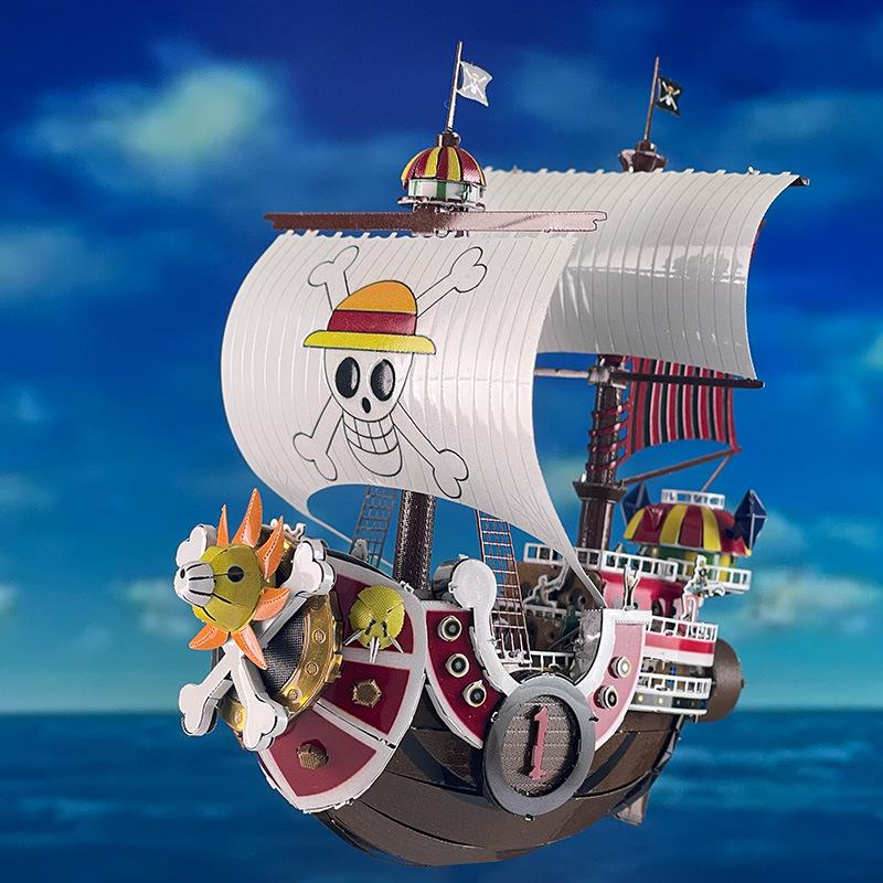 

Crazy Model Thousand Sunny Metal Puzzle Miniature Iron Assembly