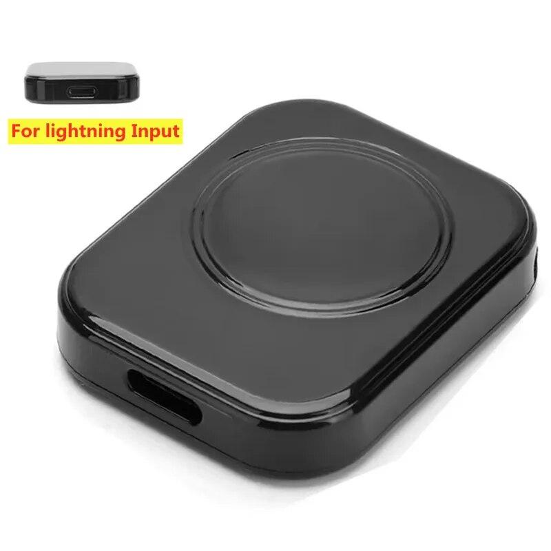 Portable Magnetics Watch Wireless Charger for Apple Watch 10 9 8 7 6 5 4 3 Ultra 2 1 Series Dual Port Type C 8pin Charging Stand