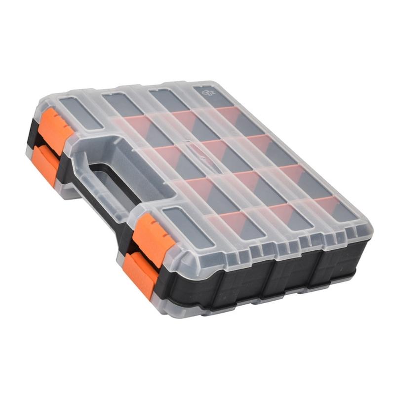 

Double Side Tools Box Hardware Tool Container Bin Small Parts Storage Case Plastic Sorting Box Display Storage Case 1