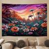 Psychedelic Daisies Tapestry Psychedelic Flower Wall Daisy-filled Design Wall Hanging Trippy TapestryHome Decor for Bedroom Roo