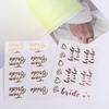 Waterproof Hot Stamping Sticker Temporary Wedding Bride Stickers  Bachelorette Party