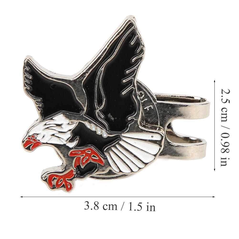 Portable Mini Golf Ball Marker Golfer Hat Clip Eagle Bird Magnetic Outdoor Accessory
