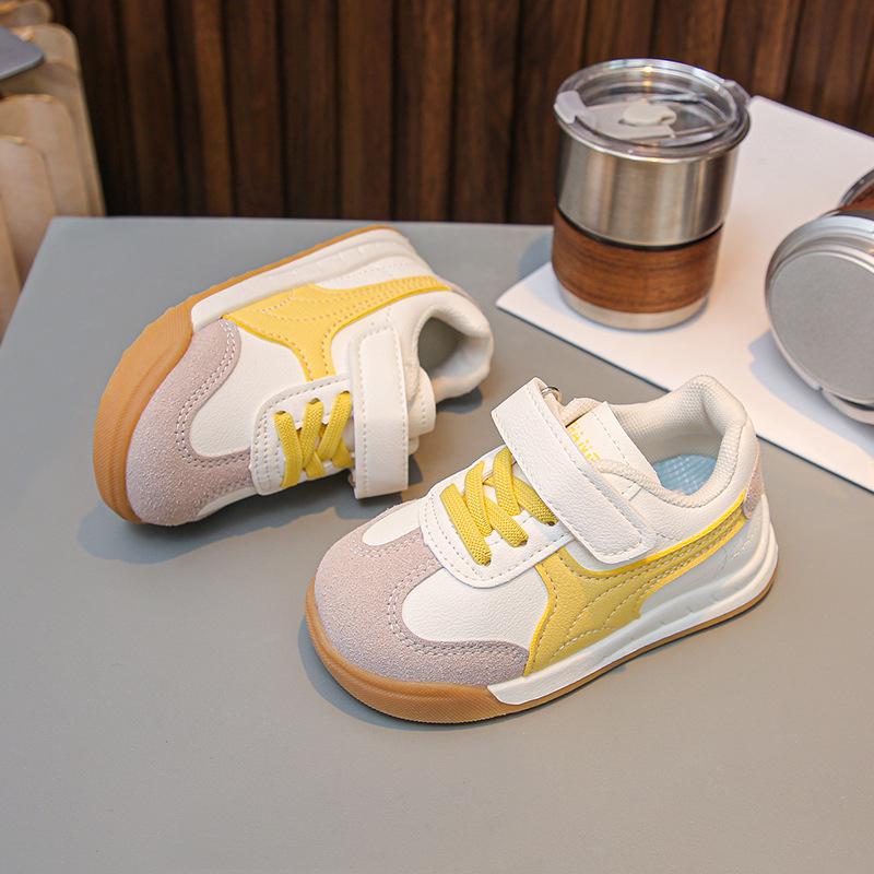 2025 Kids' Agan Sports Shoes: New Spring/Autumn Girls & Boys Soft Sole White Sneakers