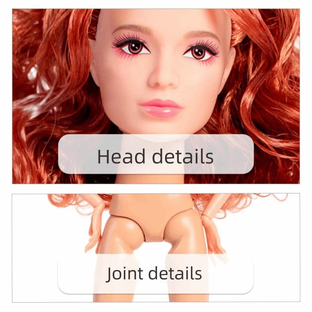 Blond Hair Supermodel Doll Joint Movable Doll Body Dress Up 1/6 BJD Doll DIY Toy