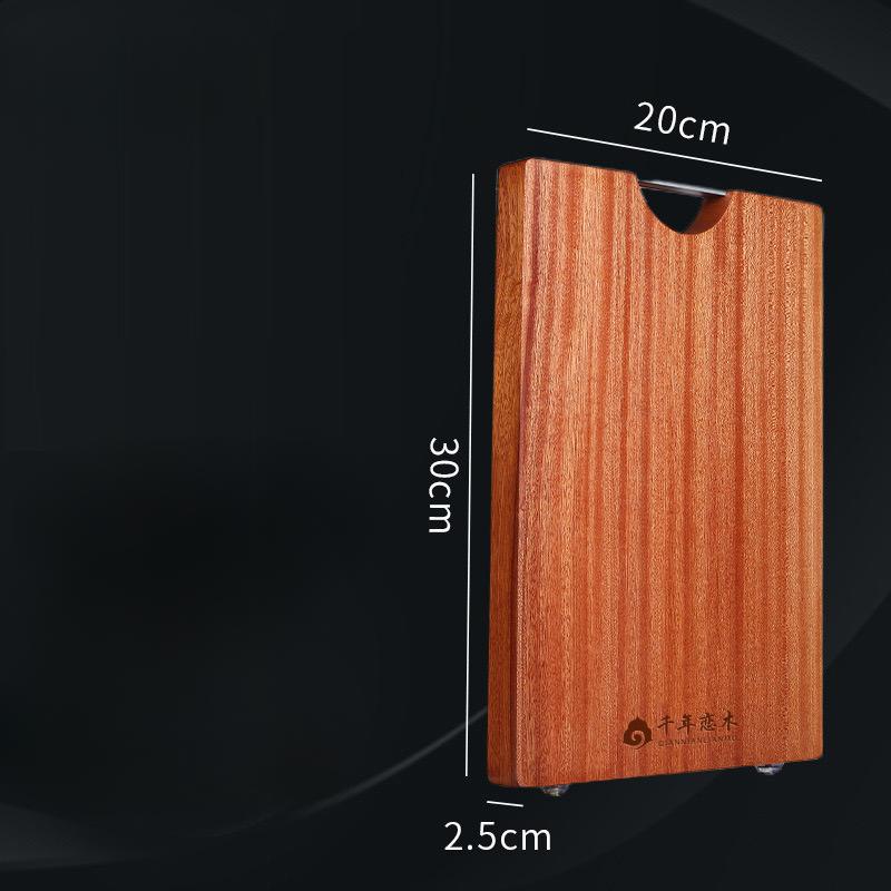 Solid Wood Chopping Board Whole Wood Cutting Ebony Cutting Board Antibacterial Anti-mould Household Kitchen Plate