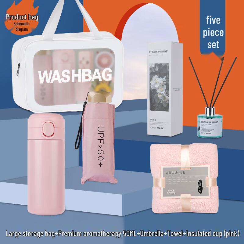 Zhiyue Gift Set (Aroma, Umbrella, Towel, Tumbler, Pouch)