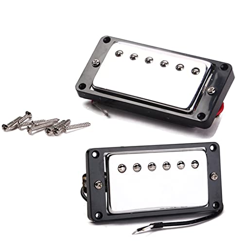 Ogdni Humbucker Guitar Pickups, Double Coil Pickup Set, Neck and Bridge Pickups for Les Paul LP-Style Electric Guitars, Replacement (GMC07)