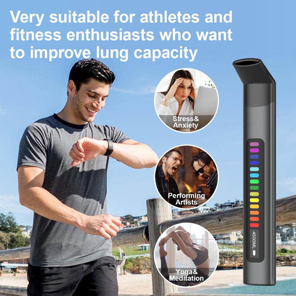 Portable Breathing Trainer Home Fitness Cardio Exercise Yoga Mountaineering Hiking Running Workout
