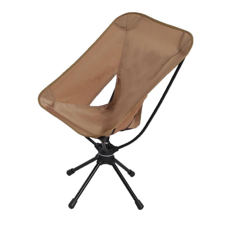 Lightweight Portable Outdoor Folding Moon Chair - Swivel Design, 7075 Aluminum for Camping