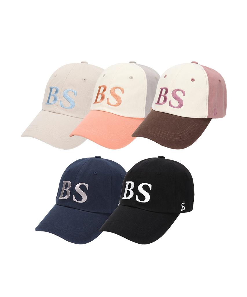 Beullaegsaenjeu Bs Logo Embroidered Color Block Ball Cap (5 Colors)