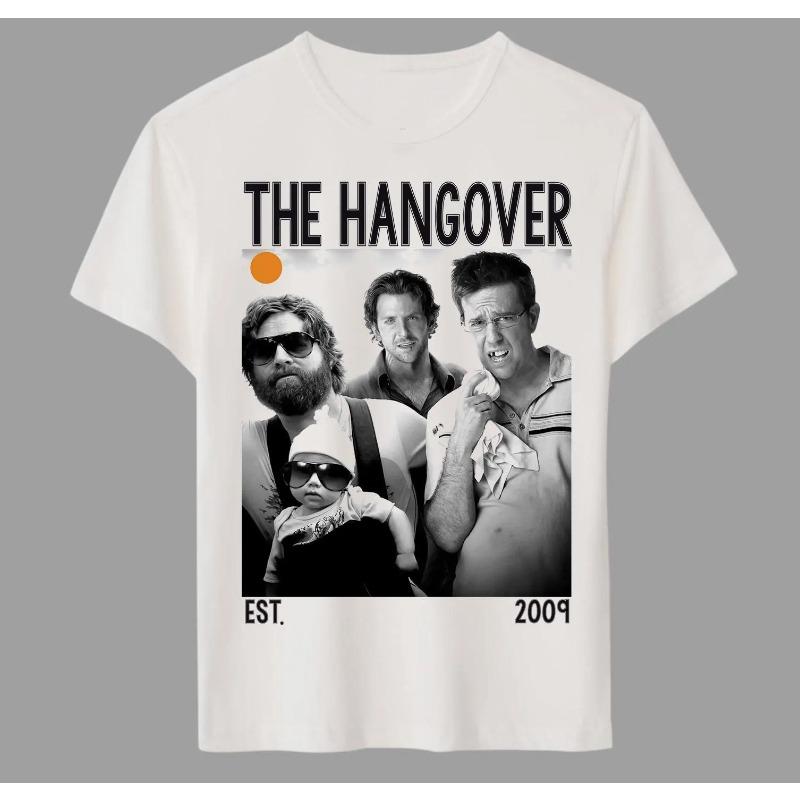 The Hangover Tv Movie American Movie Tshirt Summer Unisex Loose And Breathable Cotton Tshirt Top