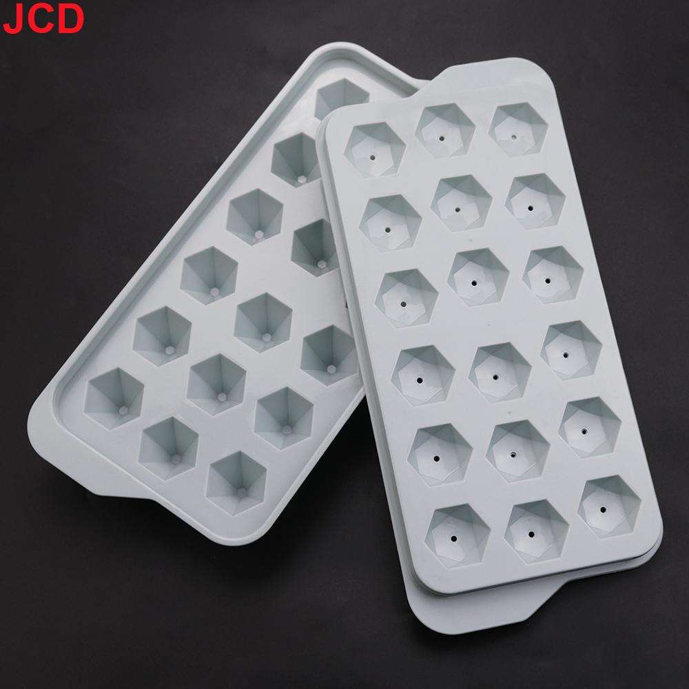 18/33 Grids Plastic Ice Cube Tray with Lid Kitchen Gadgets DIY Round Ball Diamond Shaped Ice Mold Home Bar Accessories Ice Maker