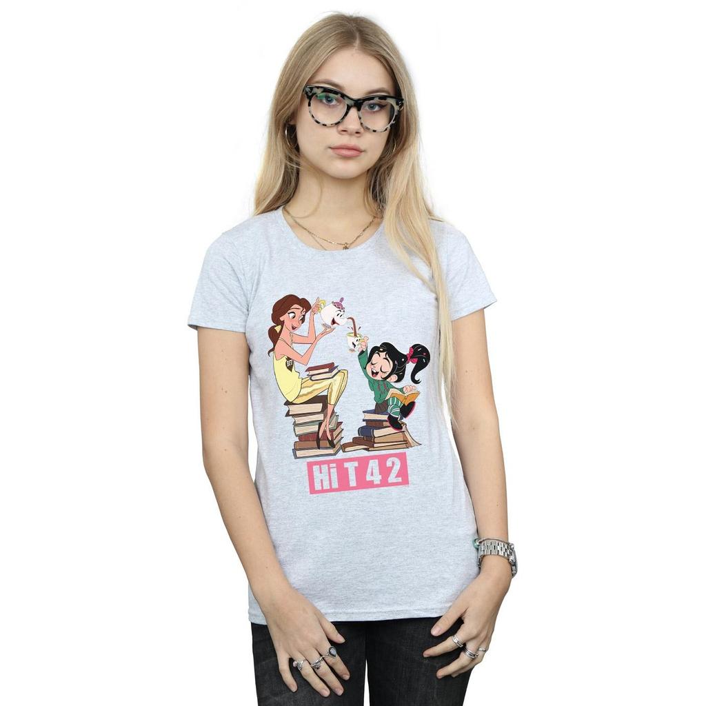 Disney Womens/Ladies Wreck It Ralph Belle And Vanellope Cotton T-Shirt