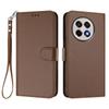 For OnePlus Ace 5 Pro 5G/OnePlus 13R 5G Leather Case Wallet Stand Phone Cover with Wrist Strap