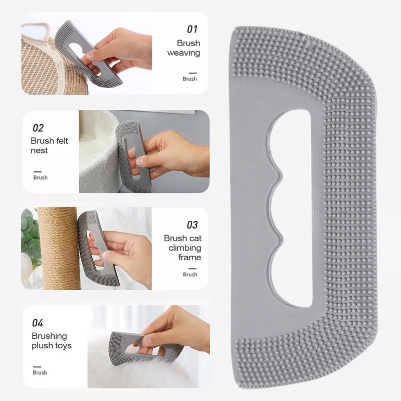 Pet Hair Remover for Car Interior Reusable Rubber Sheet Lint Removal Tool for Carpet Rug Couch Auto Detailing Furniture