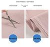 Women's Pink Tencel High-Waisted Wide-Leg Jeans - Summer 2026 Collection, Loose Ice Silk, Floor-Length Straight Pants.