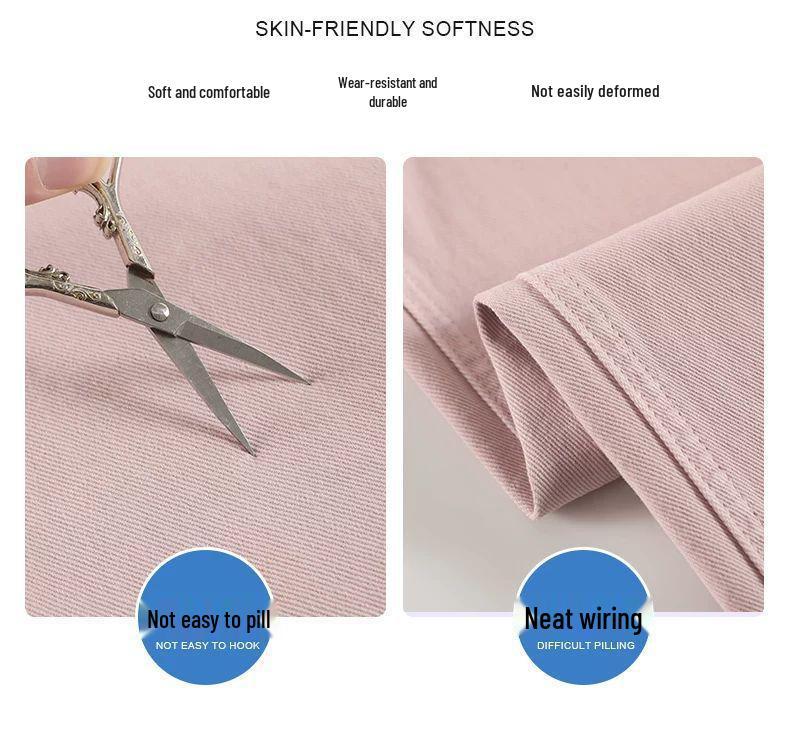 Women's Pink Tencel High-Waisted Wide-Leg Jeans - Summer 2026 Collection, Loose Ice Silk, Floor-Length Straight Pants.