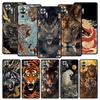 Cool Animal Tiger Lion Phone Case For Xiaomi Redmi Note 15 14 13 12 4G 9 10 11 Pro Plus 5G 14C 13C 12C 10C Soft TPU Cover