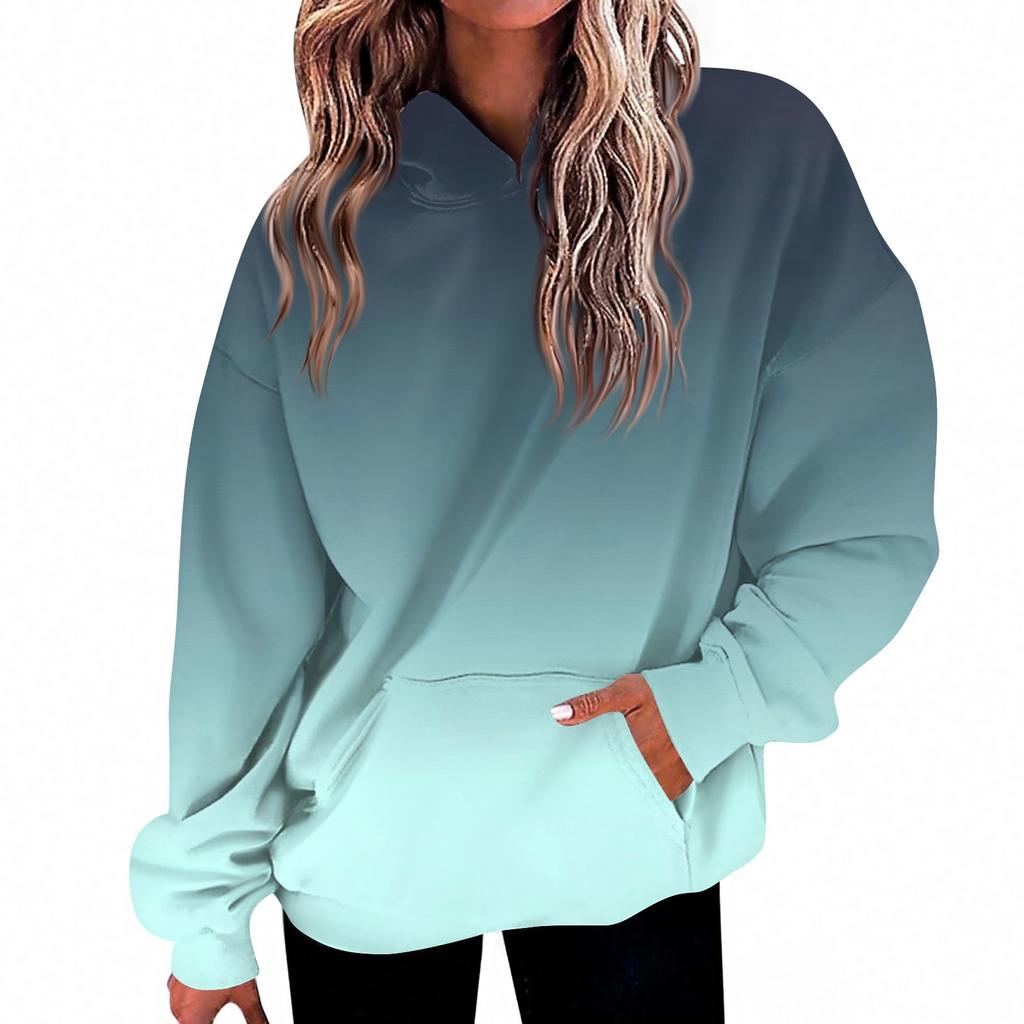 Women's Fashion Daily  Casual V-Neck Long Sleeve Printed Top