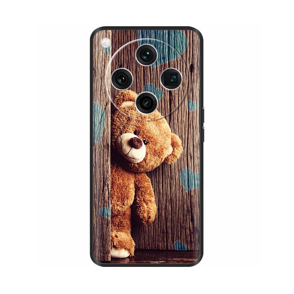 Soft Silicone Cover For Oppo Find X8 Pro Case Fashion Black TPU Phone Back Cover Cases For Oppo Find X8 5G Coque PKC110 PKC130