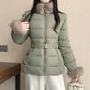 Winter new thermal stand-up collar sweater collar cotton-padded clothes  fashion versatile foreign style cotton-padded clothes  cotton-padded jacket