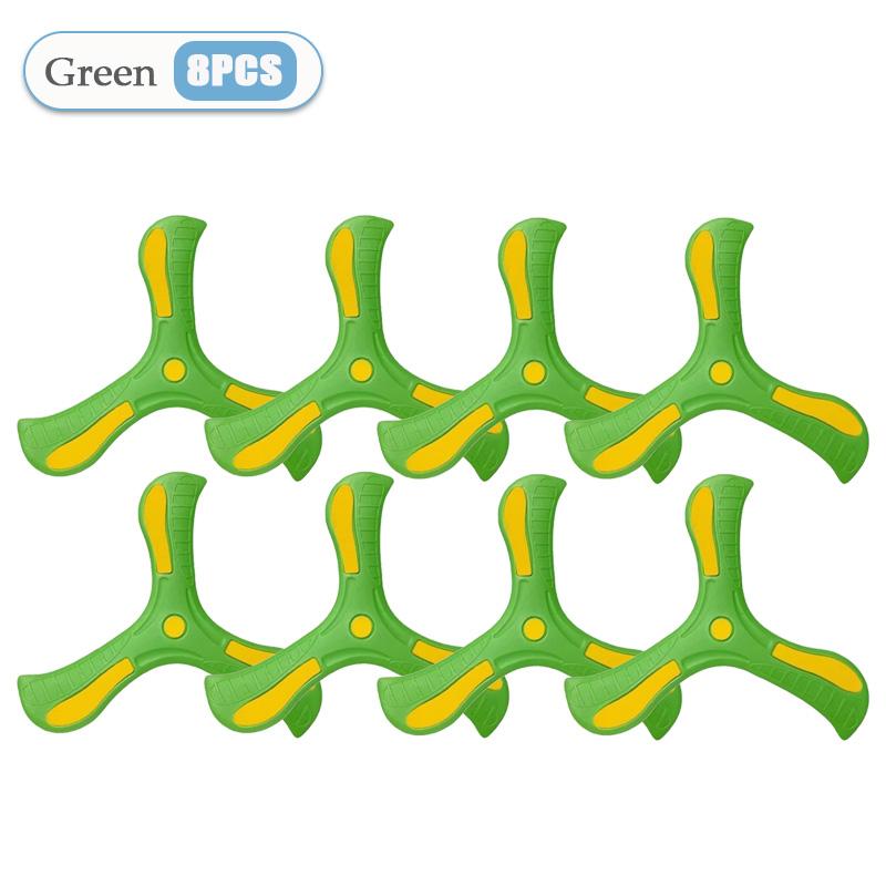 1-32PCS LInteractive Flying Disc Toy for Adults Kids Soft Boomerang Three-Leaf Cross Decompression Puzzle Gift Made Plastic Foam