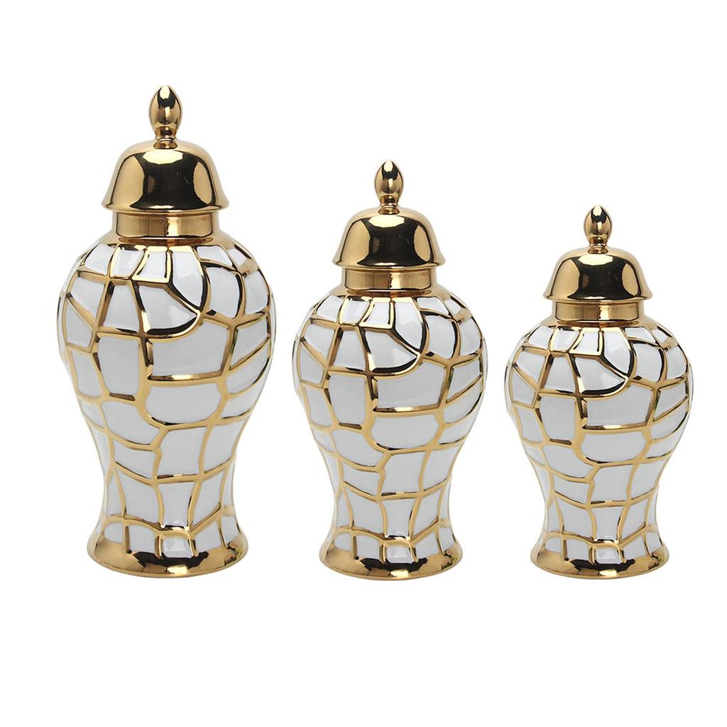 Porseleinen Ginger Jar Organizer Keramische voor Woonkamer