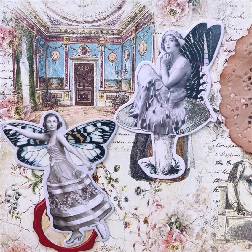 Tim Fairy Antique Decoration Paper DIY Scrapbooking Decorative Thick Card Material