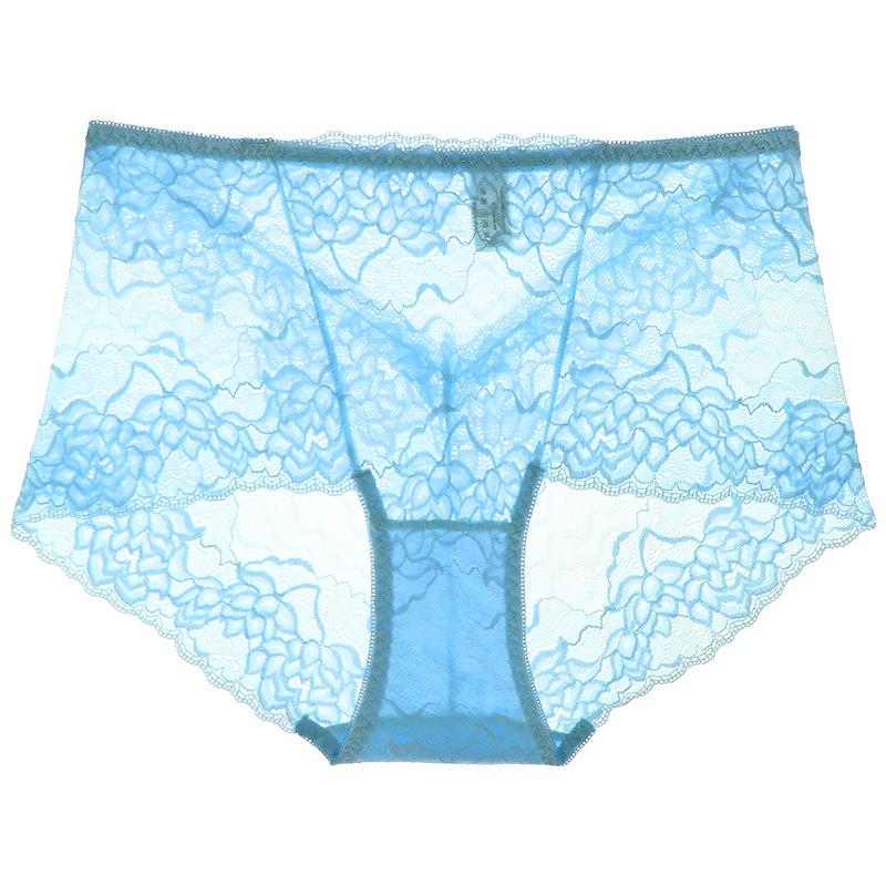 

Women s High Waist Lace Boxer Briefs Sheer Mesh Sexy Underwear Breathable Multicolor Panties XXL
