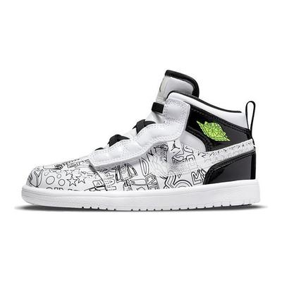 Tênis Infantil Air 1 Mid ALT SE PS DIY Branco Preto Volt DH9683-100