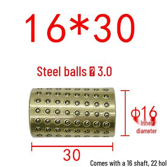 Golden Copper Ball Bearing Cage Mold Guide Bush Holder