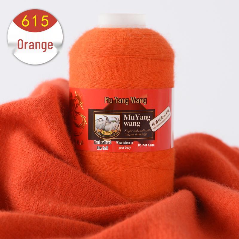 Pure Cashmere Machine-Knitted Medium-Fine Yarn for Hand-Knitting Scarves and Baby Items