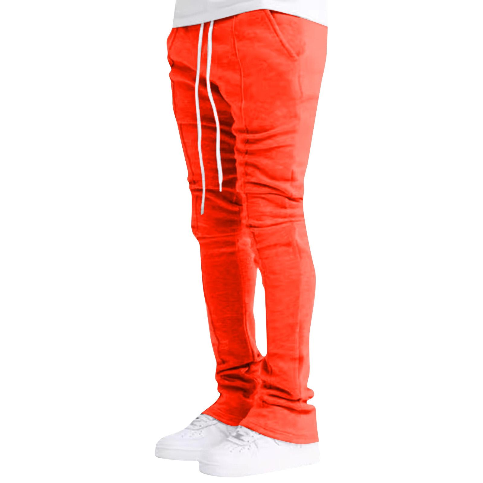 

Men s Solid Color Loose Wide Leg Sweatpants Men s Casual Fashion Sweatpants L
